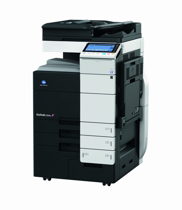 Konica Minolta Bizhub C654e – wydajny kolor 65 str./min seria e dla korporacji