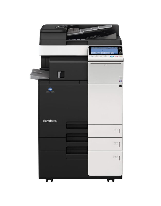 Konica Minolta Bizhub 224e – niezawodne mono A3 22 str./min do biura