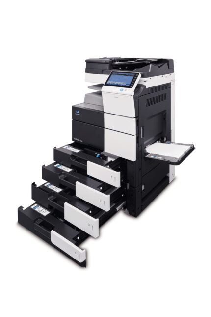 ForCopy Bizhub 454e with open paper trays 150078.jpg